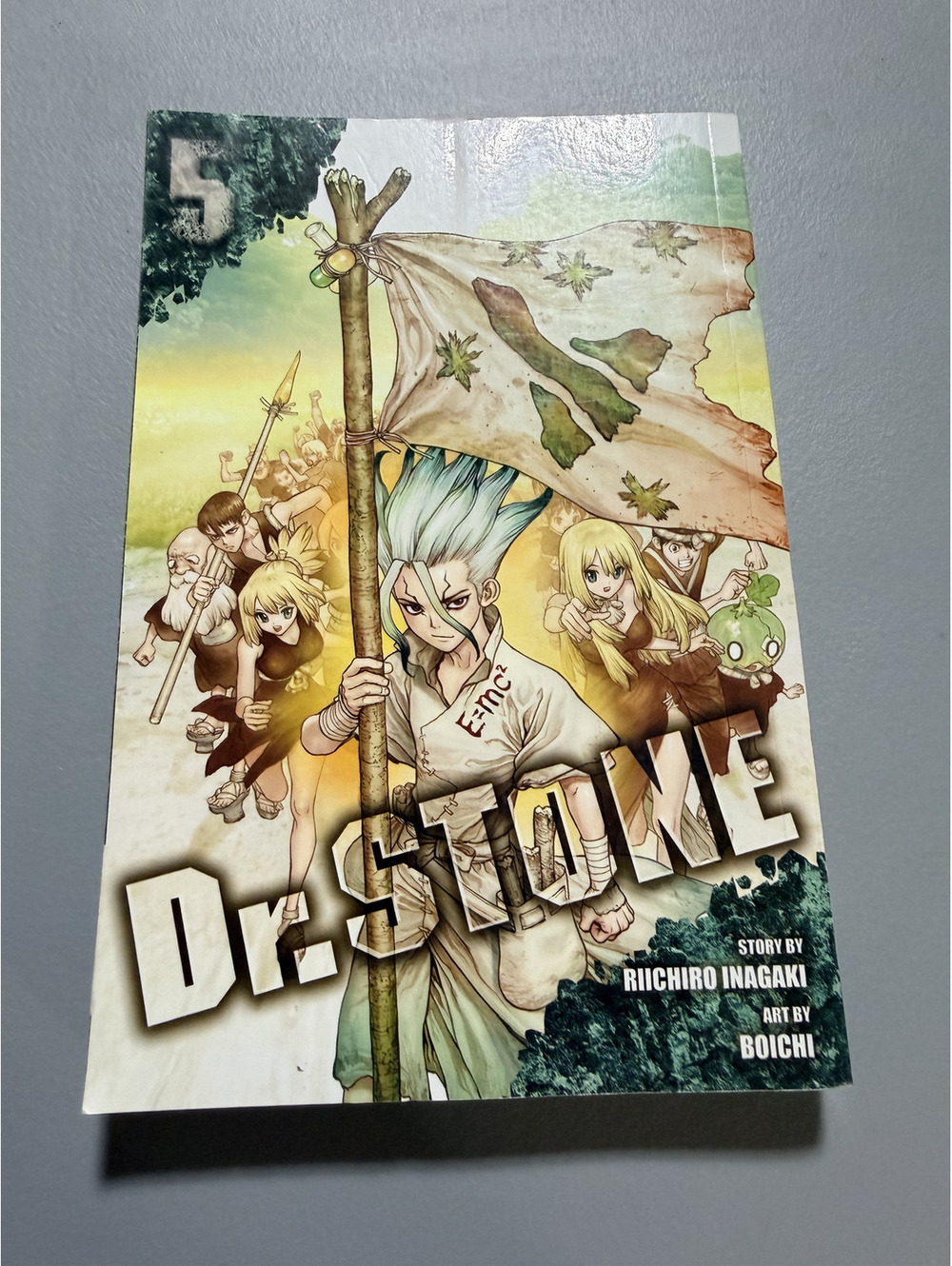 Dr. Stone Vol. 5 by Riichiro Inagaki & Boichi - First Printing 2019